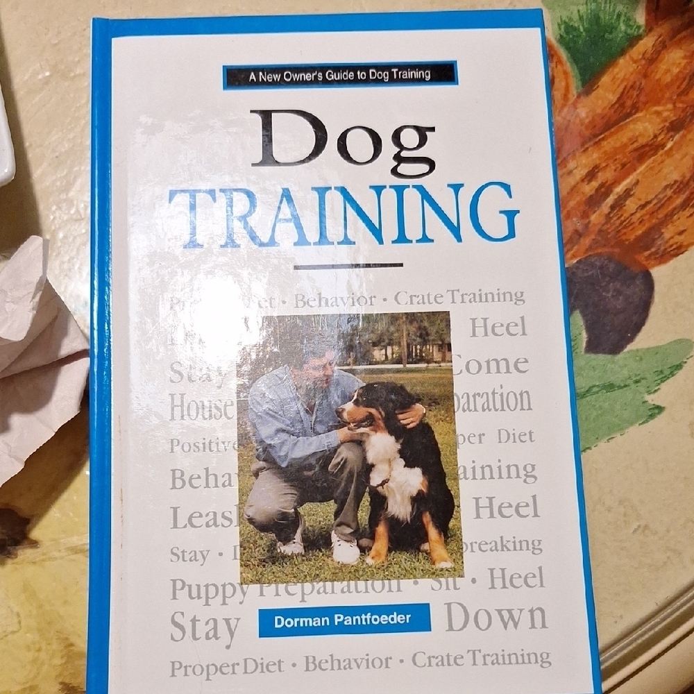 Dog Training Book - Blue Cover